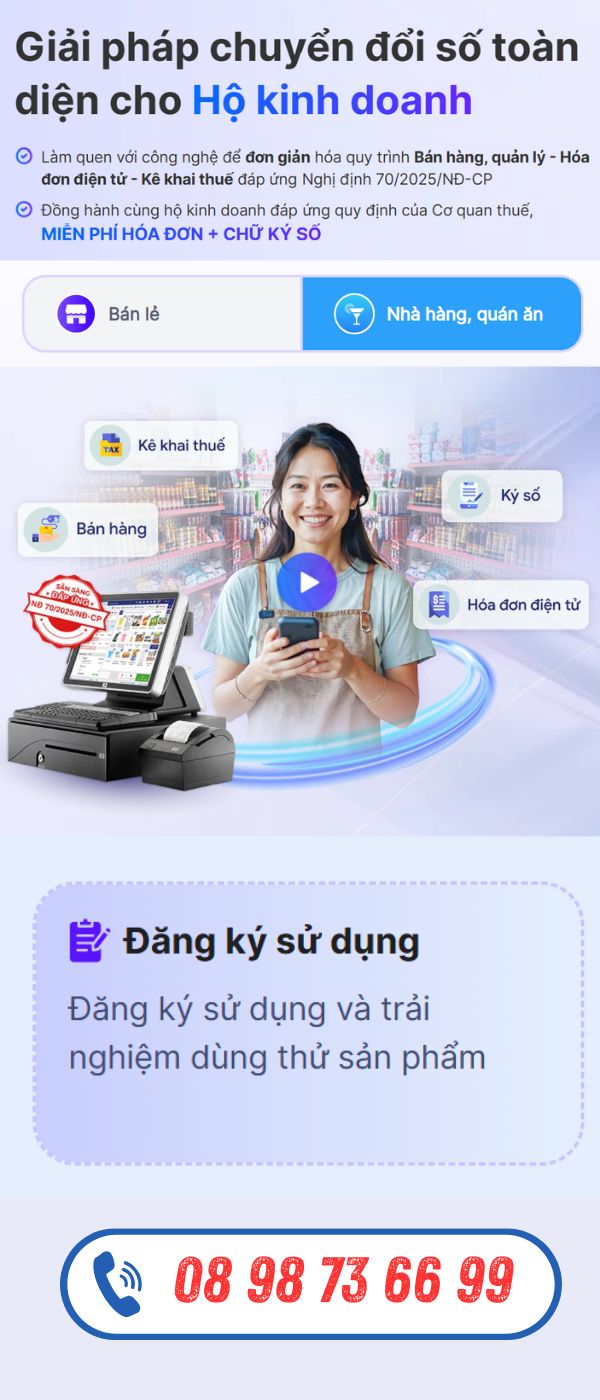 Phần mềm hộ kinh doanh
